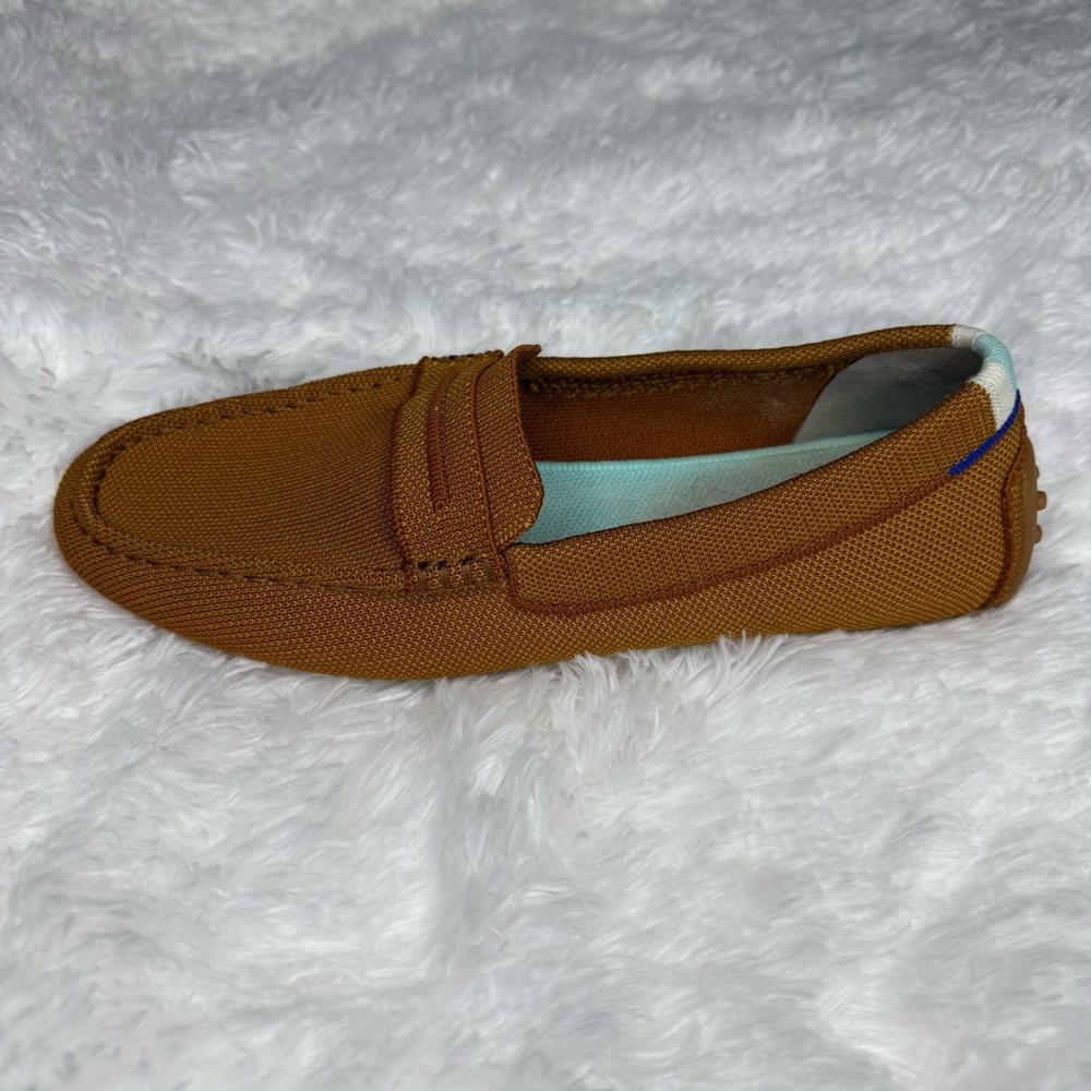 Rothy's The Driver Driving Loafer Slip On Shoe Flat Cognac Tan Women's Sz 9.5 - Picture 8 of 12